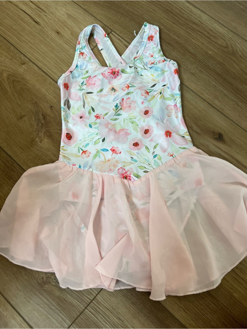 Floral Pink Ballet Tutu Dress for Kids